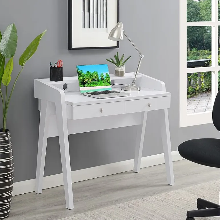 Newport Deluxe 2-Drawer Desk