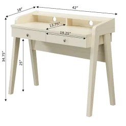 Newport Deluxe 2-Drawer Desk
