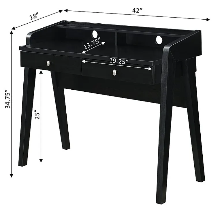 Newport Deluxe 2-Drawer Desk