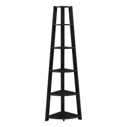 Newport 5 Tier Corner Bookshelf