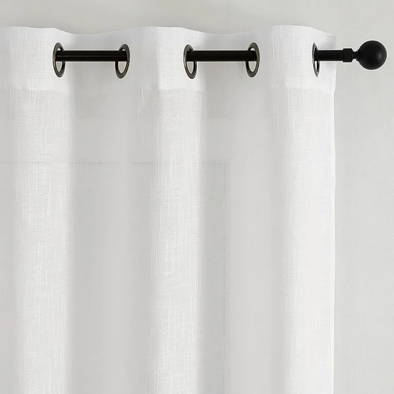 Newton Grommet Top Sheer Set of 2 Curtain Panel