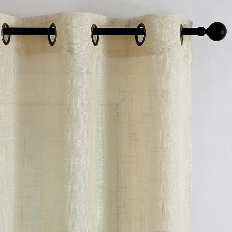 Newton Grommet Top Sheer Set of 2 Curtain Panel
