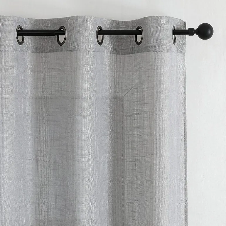 Newton Grommet Top Sheer Set of 2 Curtain Panel