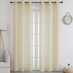 Newton Grommet Top Sheer Set of 2 Curtain Panel