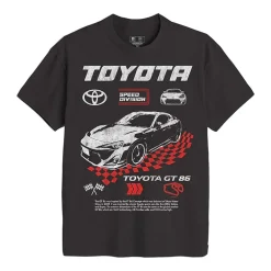 New World Toyota Mens Crew Neck Short Sleeve Regular Fit Graphic T-Shirt