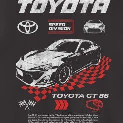 New World Toyota Mens Crew Neck Short Sleeve Regular Fit Graphic T-Shirt