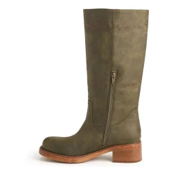 New York & Company Womens Cady Stacked Heel Over the Knee Boots