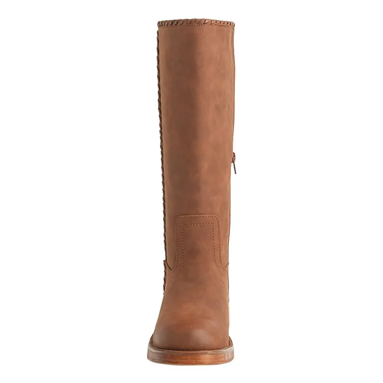 New York & Company Womens Carmen Stacked Heel Over the Knee Boots