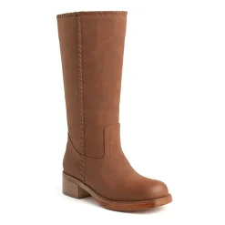 New York & Company Womens Carmen Stacked Heel Over the Knee Boots