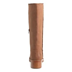 New York & Company Womens Carmen Stacked Heel Over the Knee Boots