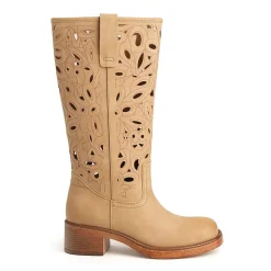 New York & Company Womens Curtis Stacked Heel Over the Knee Boots