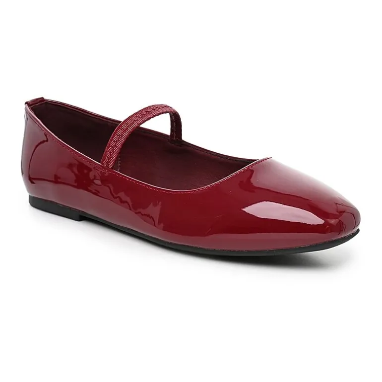 Nicole By Nicole Miller Mollen Womens Square Closed Toe Ballet Flats