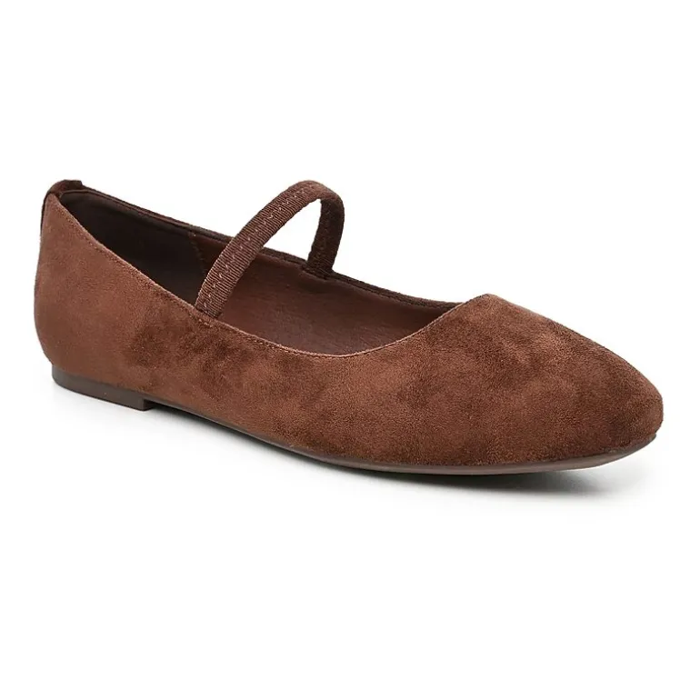 Nicole By Nicole Miller Mollen Womens Square Closed Toe Ballet Flats