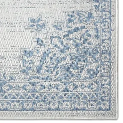 Nicole Miller Country Azalea Medallion UV Protection Washable Outdoor Rectangular Area Rug