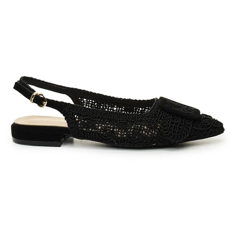 Nicole Miller Malky Sling Back Womens Pointed Closed Toe Slip-On Shoe