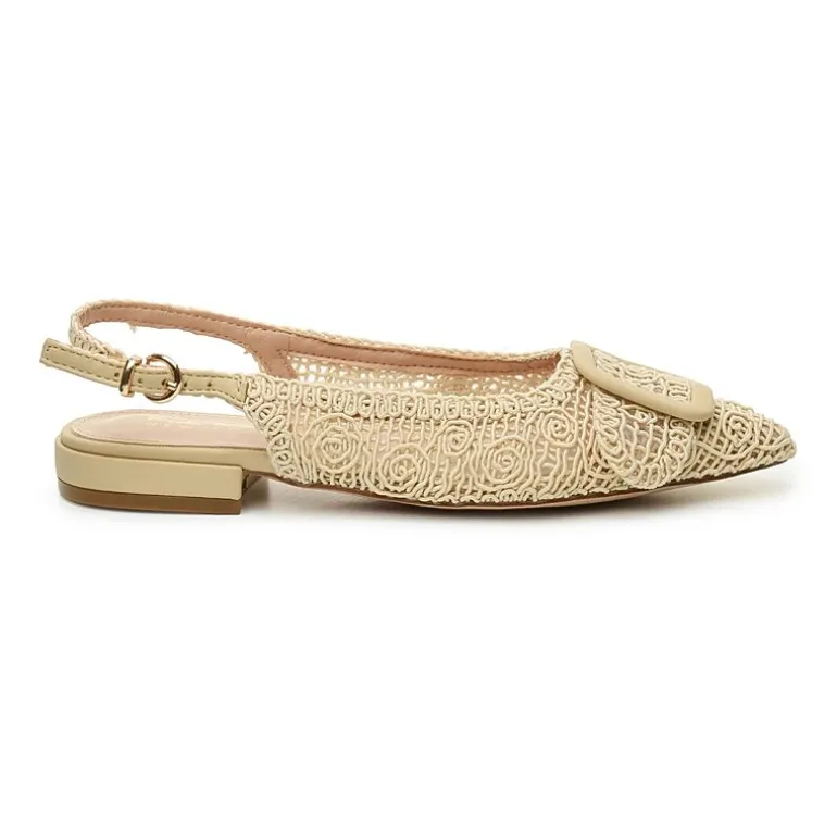 Nicole Miller Malky Sling Back Womens Pointed Closed Toe Slip-On Shoe