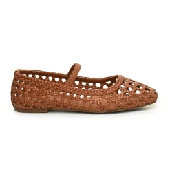 Nicole Miller Millie Womens Round Closed Toe Ballet Flats