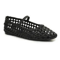 Nicole Miller Millie Womens Round Closed Toe Ballet Flats