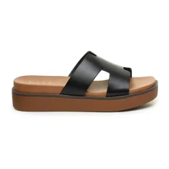 Nicole Miller Trams Womens Footbed Sandals