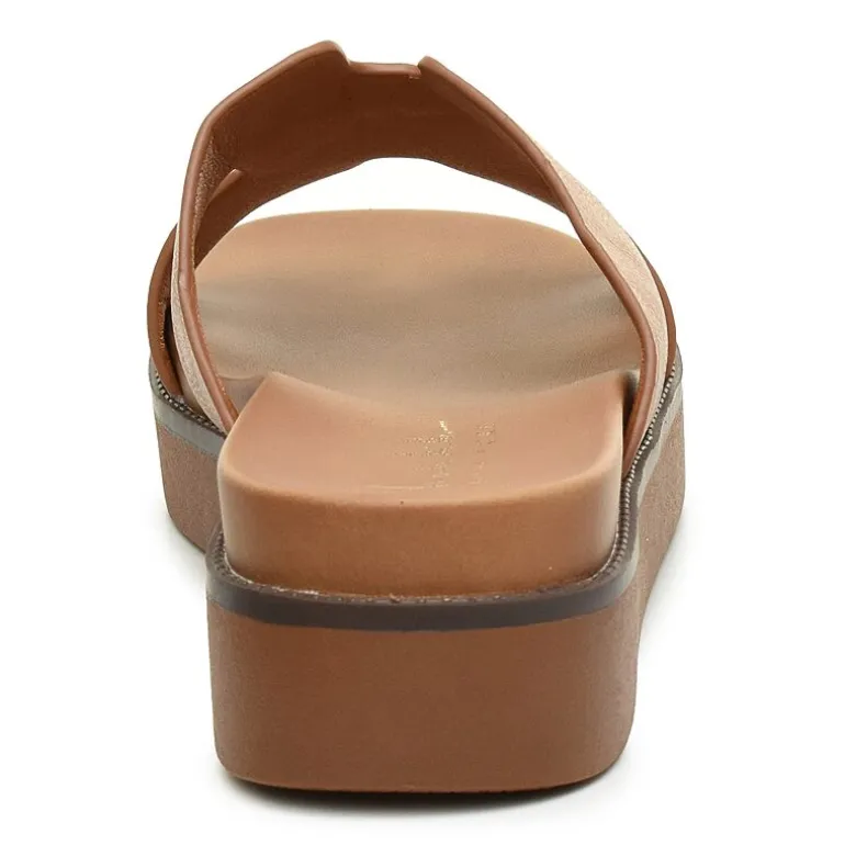 Nicole Miller Trams Womens Footbed Sandals