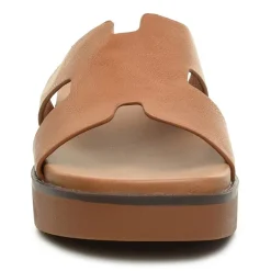 Nicole Miller Trams Womens Footbed Sandals