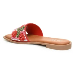 Nicole Miller Womens Destin Flat Sandals