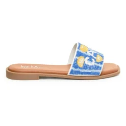 Nicole Miller Womens Destin Flat Sandals