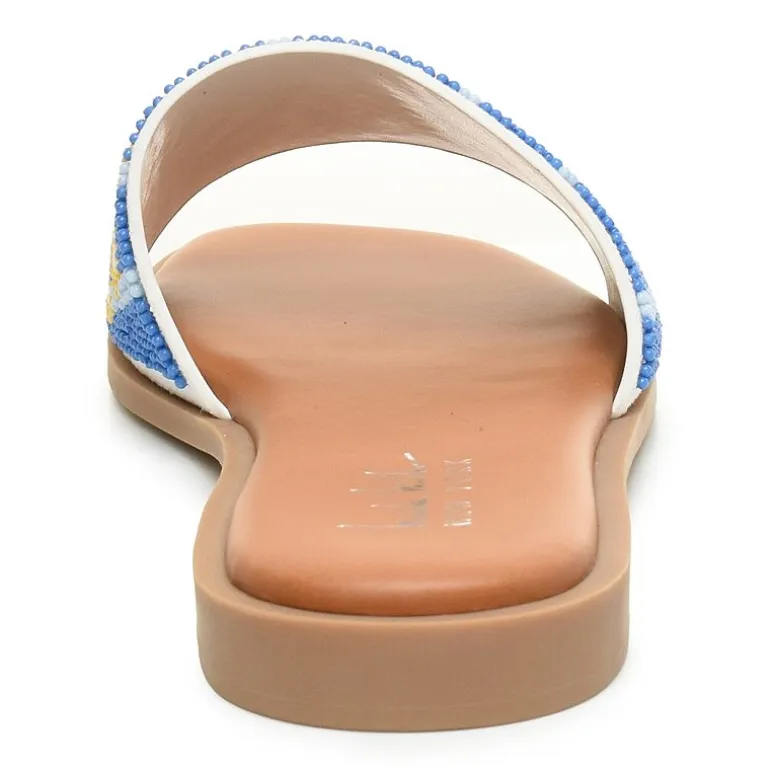Nicole Miller Womens Destin Flat Sandals
