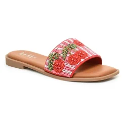 Nicole Miller Womens Destin Flat Sandals