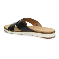 Nicole Miller Womens Fencie Criss Cross Strap Flat Sandals