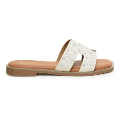 Nicole Miller Womens Heston Flat Sandals