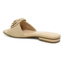 Nicole Miller Womens Rosette Heeled Sandals