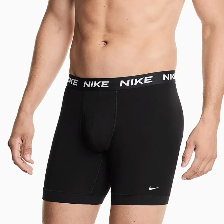 Nike All Day Cotton Stretch Mens 3 Pack Boxer Briefs Ke1310-001