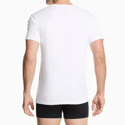 Nike All Day Cotton Stretch Mens 2 Pack Short Sleeve V Neck Moisture Wicking T-Shirt