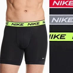 Nike All Day Microfiber Stretch Mens 3 Pack Boxer Briefs Ke1306-001