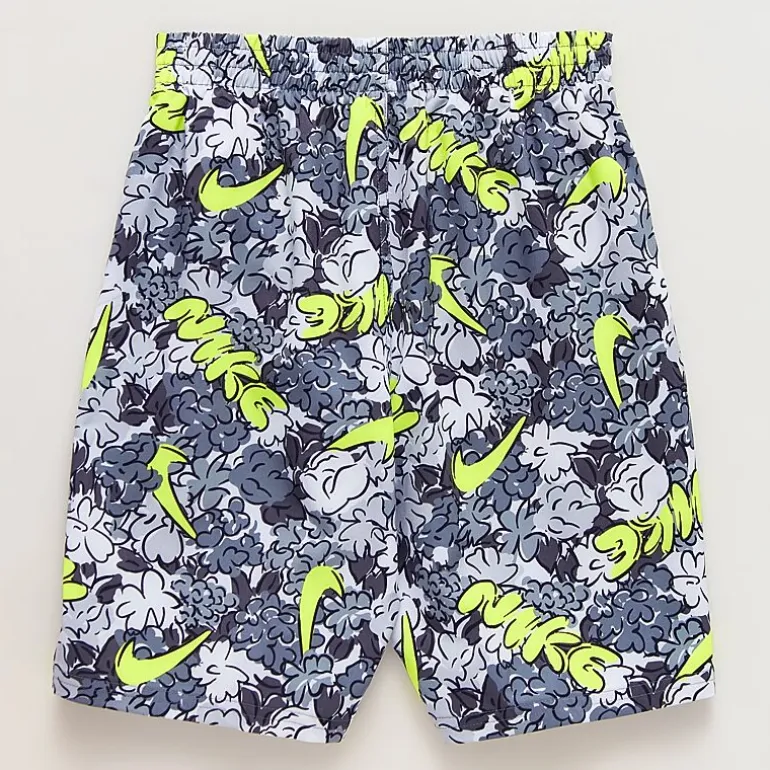 Nike Big Kid Boys Floral Swim Trunks