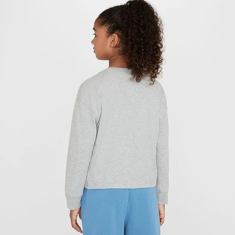 Nike Big Kid Girls Crew Neck Long Sleeve Active T-Shirt