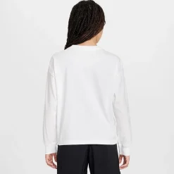 Nike Big Kid Girls Crew Neck Long Sleeve Active T-Shirt