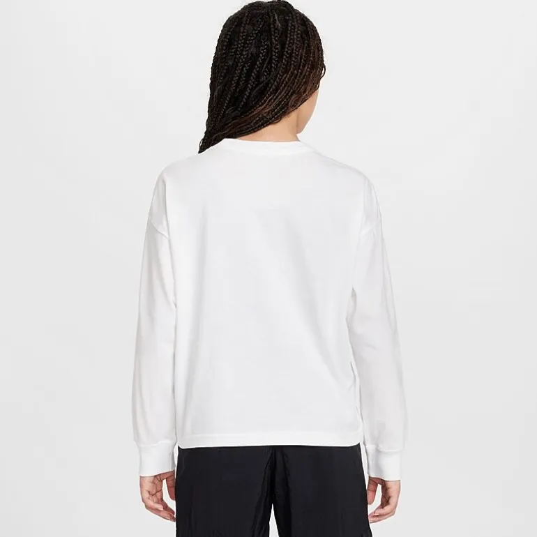 Nike Big Kid Girls Crew Neck Long Sleeve Active T-Shirt