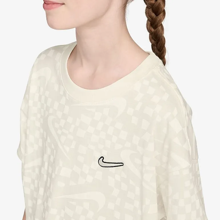 Nike Big Kid Girls Crew Neck Short Sleeve Regular Fit Graphic T-Shirt