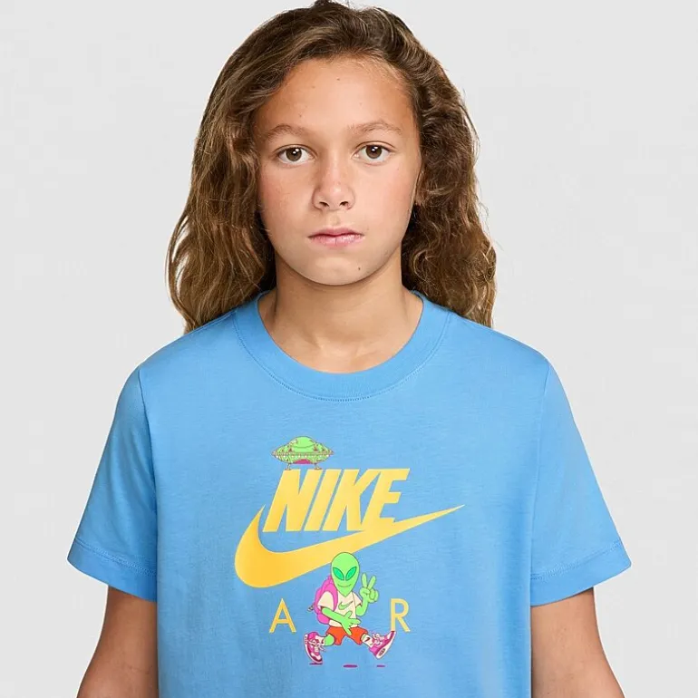 Nike Big Kid Unisex Crew Neck Short Sleeve Regular Fit Graphic T-Shirt