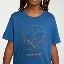 Nike Big Kid Unisex Crew Neck Short Sleeve Regular Fit Graphic T-Shirt