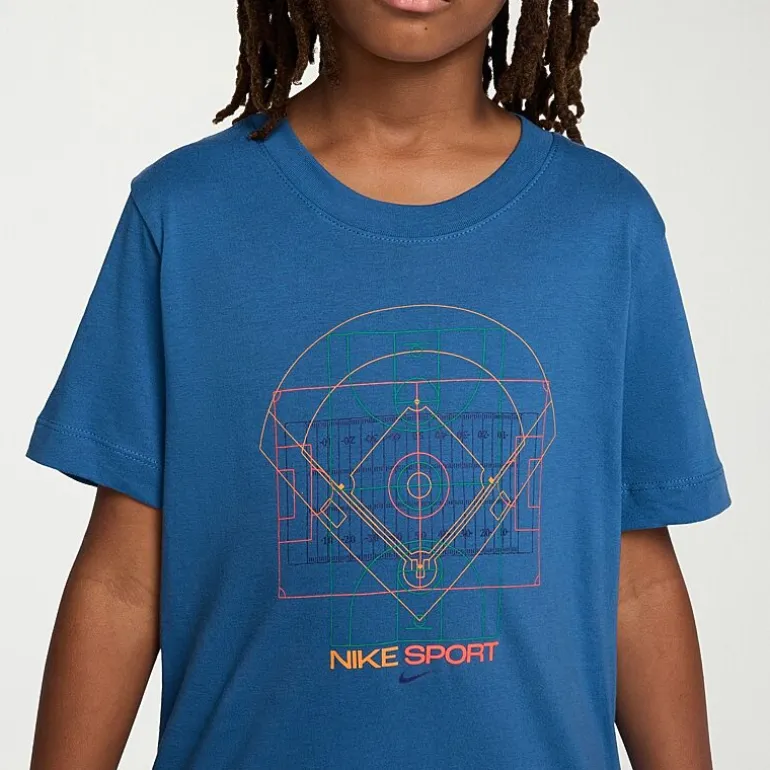 Nike Big Kid Unisex Crew Neck Short Sleeve Regular Fit Graphic T-Shirt