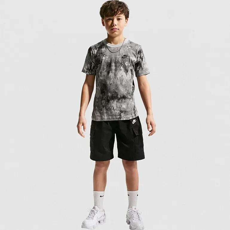 Nike Big Kid Unisex Crew Neck Short Sleeve Regular Fit Graphic T-Shirt