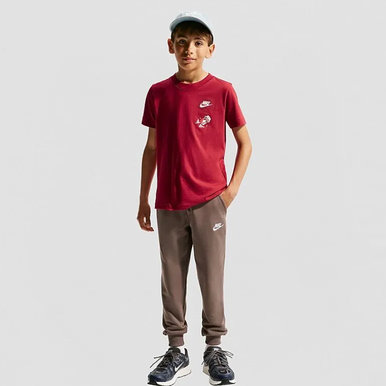 Nike Big Kid Unisex Crew Neck Short Sleeve Regular Fit Graphic T-Shirt