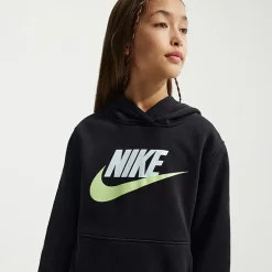 Nike Big Kid Unisex Long Sleeve Fleece Active Hoodie