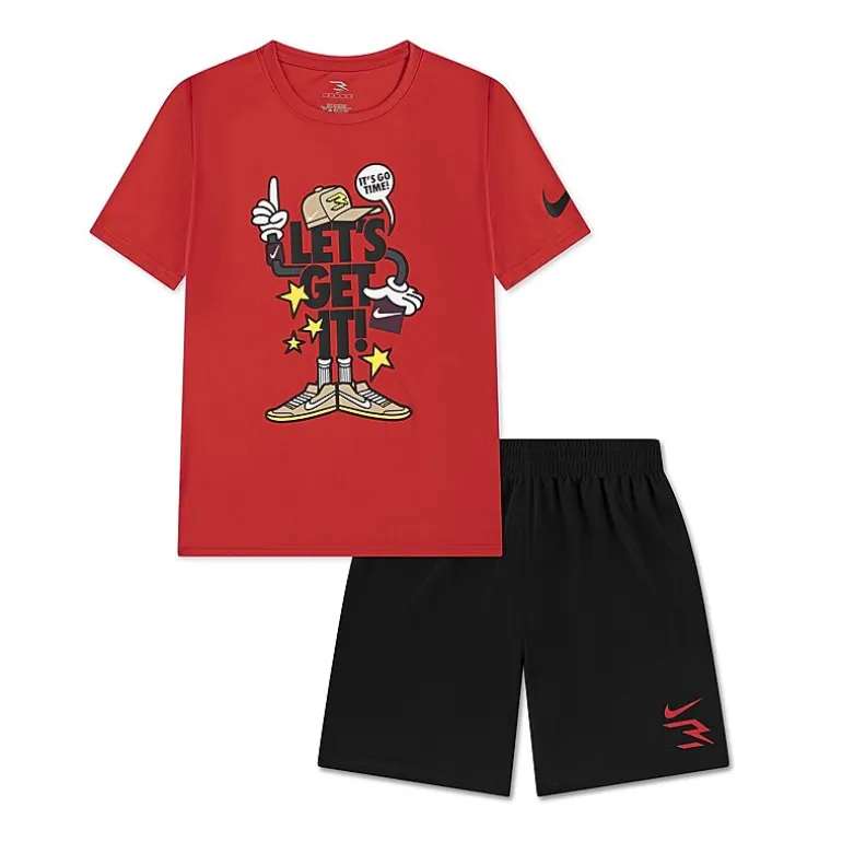 Nike 3BRAND by Russell Wilson Big Kid Boys 2-pc. Short Set