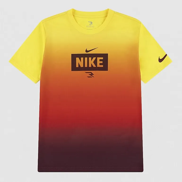 Nike 3BRAND by Russell Wilson Big Kid Boys Crew Neck Short Sleeve Regular Fit Graphic T-Shirt