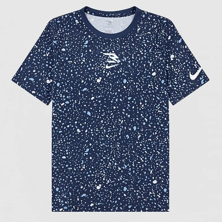 Nike 3BRAND by Russell Wilson Big Kid Boys Crew Neck Short Sleeve Active T-Shirt