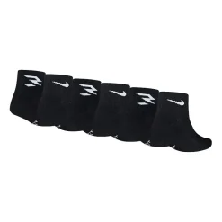 Nike 3BRAND by Russell Wilson Big Kid Boys Multi-Pack 6 Pair Quarter Ankle Socks